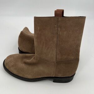 J crew brown suede leather boots shoes size 11